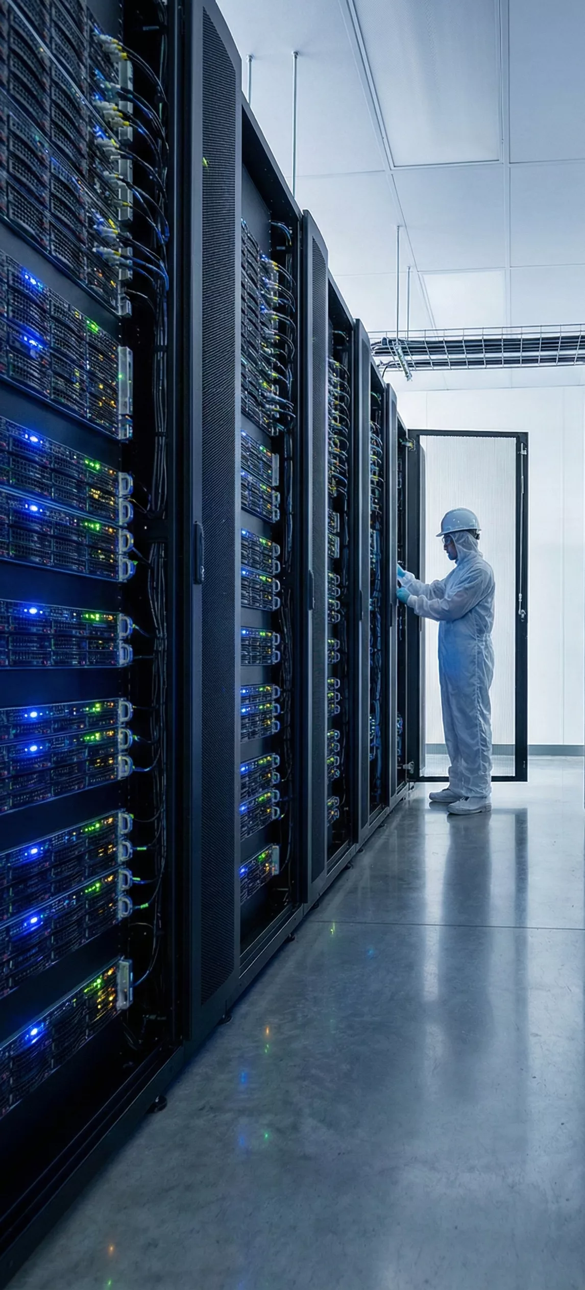 La puissance de l'infrastructure technique et du Data Center portée par un technicien recruté par WeMoveWise