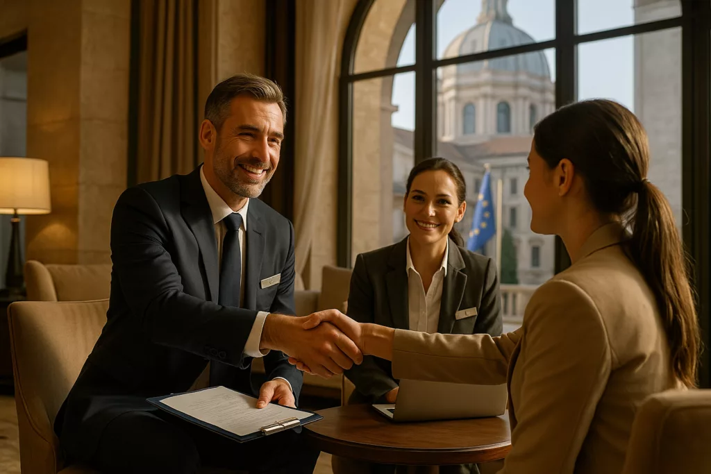 Recrutement hôtelier : Espagne, Portugal, Italie, Grèce au cœur de l’Europe 2026 – illustration