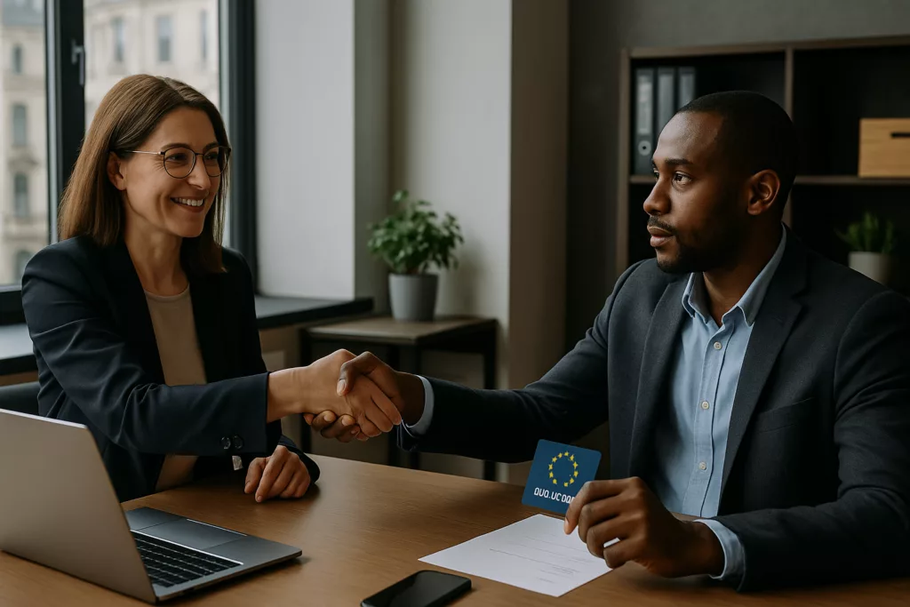 Sécurité juridique du recrutement IT international en 2026 – illustration
